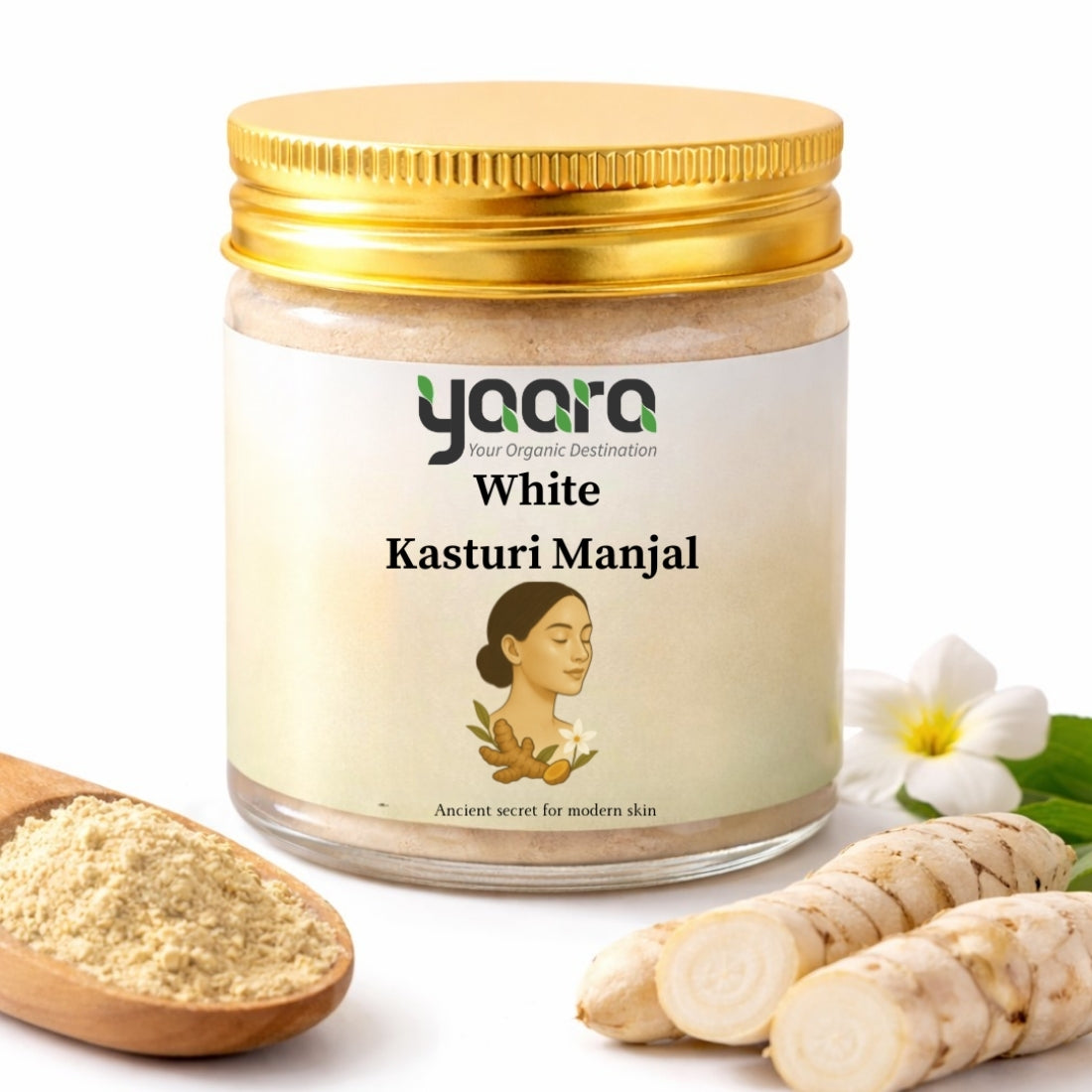 White Kasturi Manjal - Face Pack