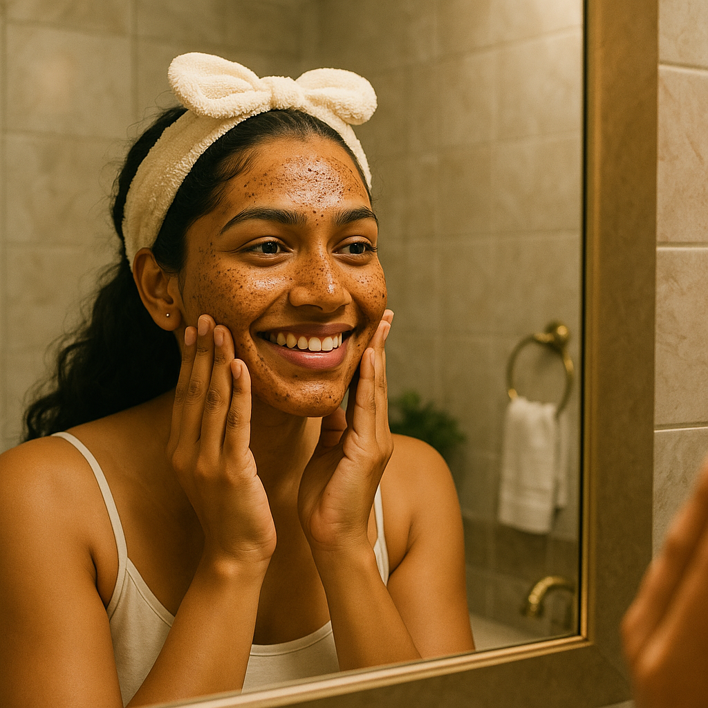 D-Tan Exfoliating Coffee Face Scrub