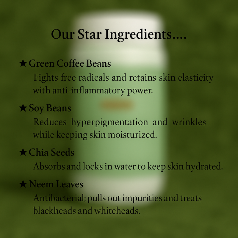 Green Coffee Face Cleanser - Image 4