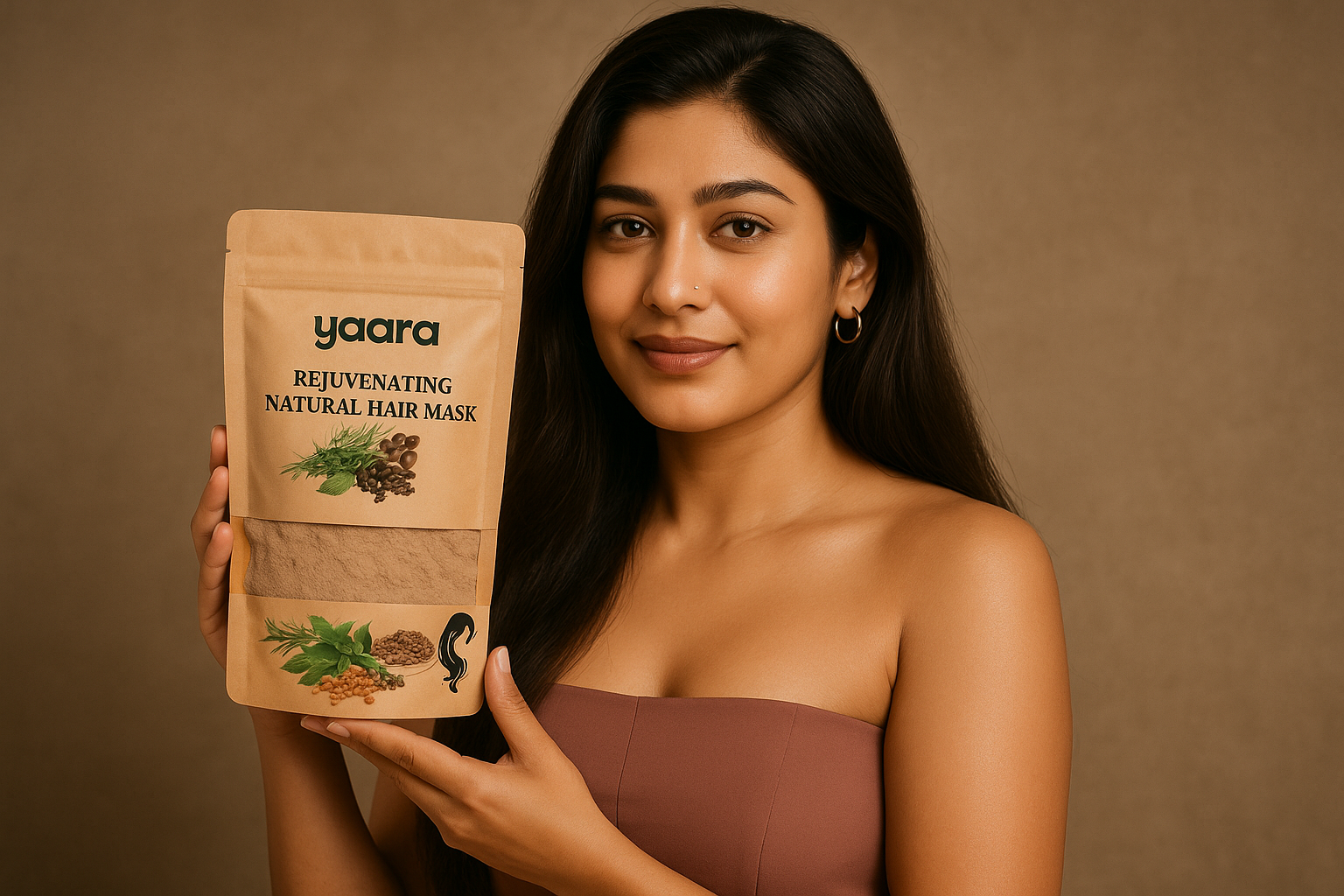 20250427_1726_Natural Hair Mask Packaging_remix_01jsvhmvehfk3vtks4gxfxznb0